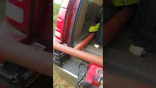 Pulling barb wire the easy way 🤣