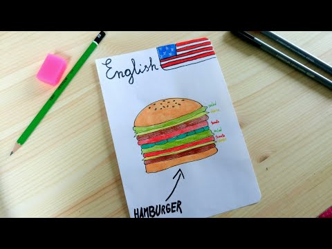 ❤Page de garde pour l'anglais - back to school! 😎 tuto
