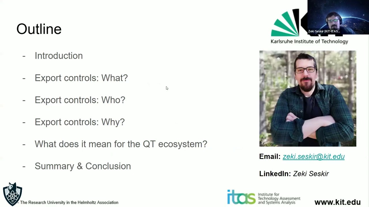 Export Controls on Quantum Computers | Zeki C Seskir