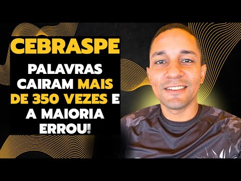 3 Novas Palavras que a Cebraspe AMA Cobrar nas Provas e Você Não Sabe