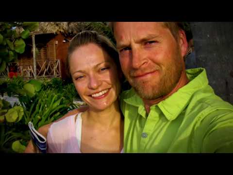 Man and woman taking selfie outdoors