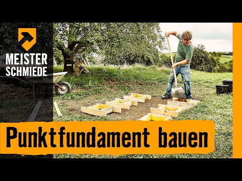 Punktfundament bauen | HORNBACH Meisterschmiede