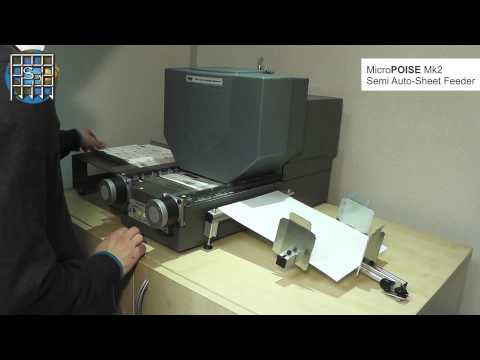 MicroPOISE™ Mk2 Semi Auto-Sheet Feeder