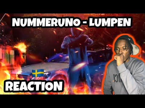 AMERICAN REACTS TO SWEDISH DRILL RAP! NummeroUno - Lumpen (ENGLISH LYRICS)