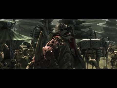 General Grievous abusing stupid battle droids