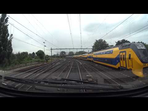 A train driver's view: Alkmaar - Arnhem CS, VIRM, 18-Aug-2019.