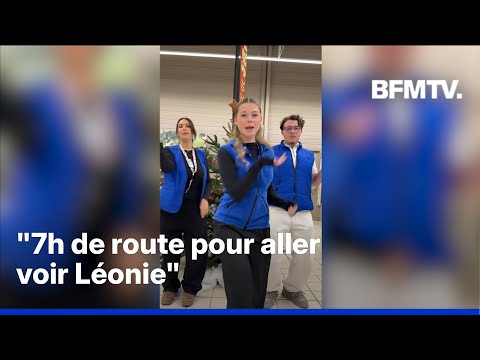 Après son buzz sur Tiktok, Léonie, la caissière du Carrefour de Laval, est protégée par un agent