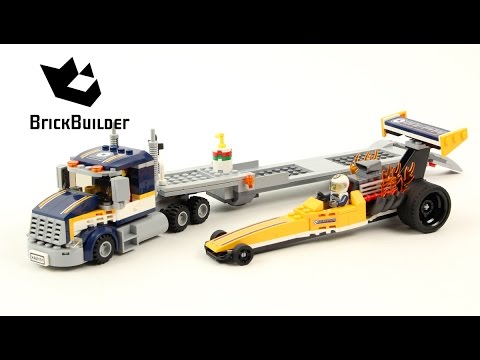 Vidéo LEGO City 60151 : Le transporteur du dragster
