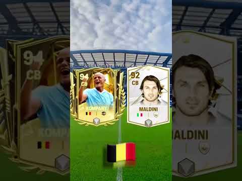 Maldini 🇮🇹 VS Company🇧🇪 #fcmobile #fifa #football #fodi #maldini