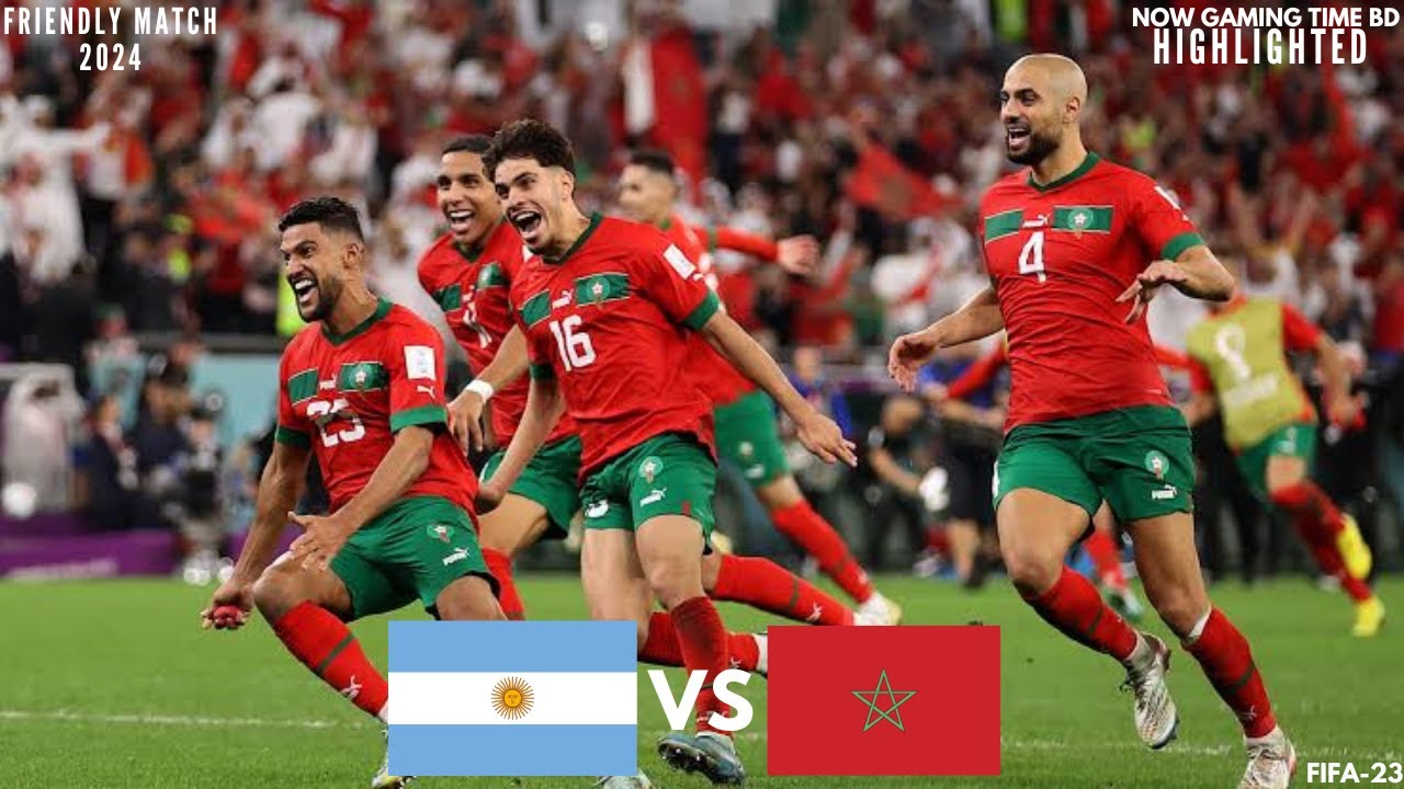 Argentina vs Morocco | 3-2 | Extended Highlights & Goals | Friendly 2024