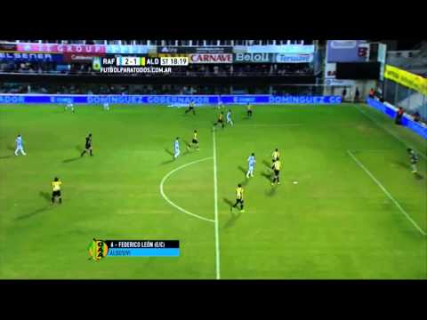 Gol de León (e/c). Rafaela 2 - Aldosivi 1. Fecha 19. Primera División 2015. FPT