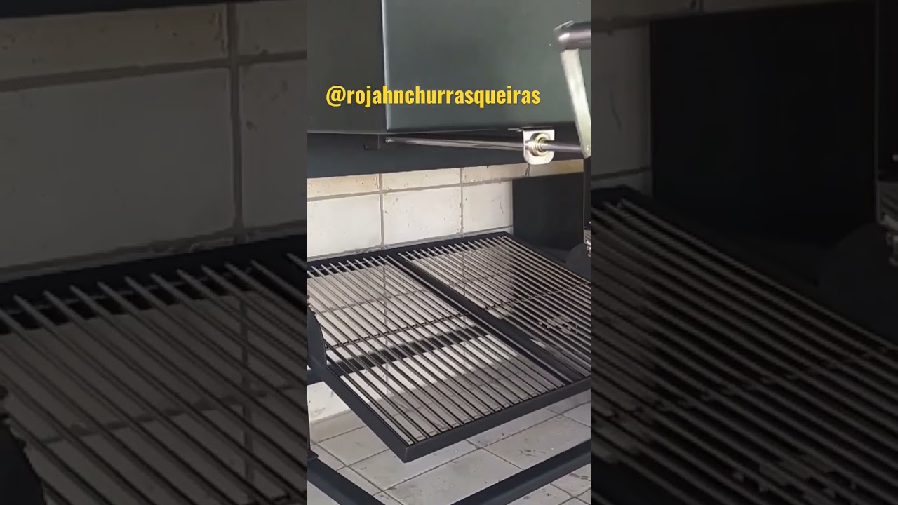 Parrilla sob medida com ajuste de altura e inclinação!!