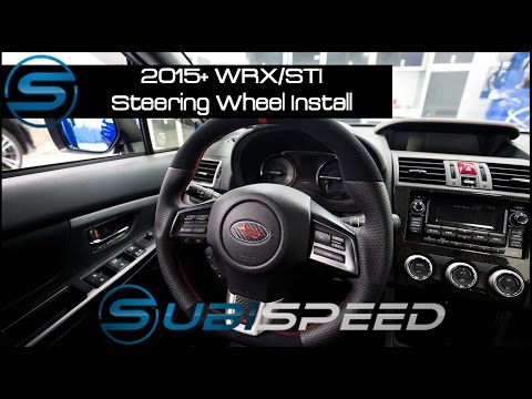Subispeed - 2015 WRX/STI Steering Wheel Install