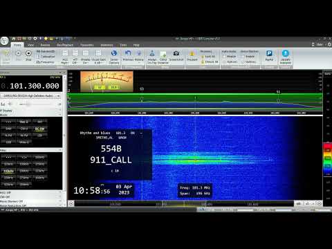 WAGH-FM - 101.3 Mhz - Smiths, AL - Meteor Scatter - Apr 3/2023 10:58  utc