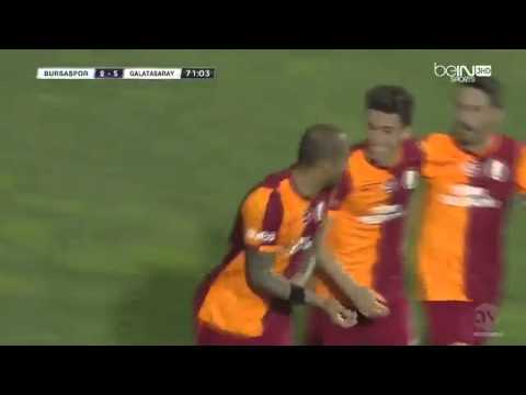 Bursaspor 2-5 Galatasaray Gs'nin  5.Golü 16 Nisan 2014