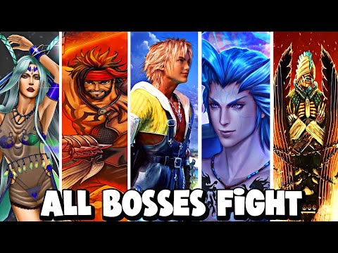 ALL BOSSES FIGHT - FINAL FANTASY X REMASTER (WITH CUTSCENES) [FULL HD]