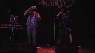 PAPERCHASE CLIQUE LIVE AT THE BOWERY POETRY CLUB  Pt 1 of 2
