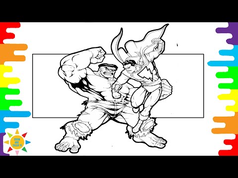 Hulk vs Shazam Coloring | Ship Wrek - Pain (feat. Mia Vaile) [NCS Release]