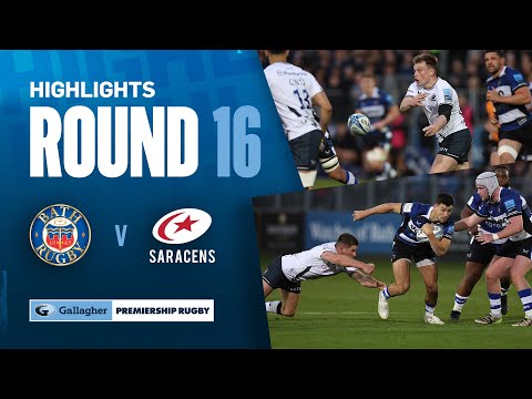 Bath v Saracens - HIGHLIGHTS | Hard-Fought Victory! | Gallagher Premiership 2023/24
