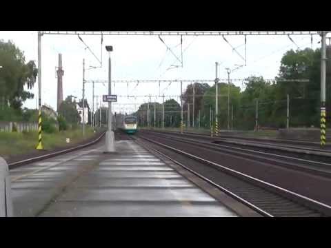 ČD 680.004 - Průjezd vlaku SC 504 Pendolino - Přelouč, 30.8.2014