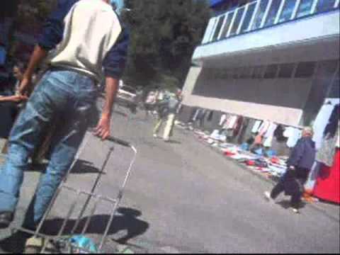 02 09 2012 Zaporizhzhya Ukraine Central market Reconstruction