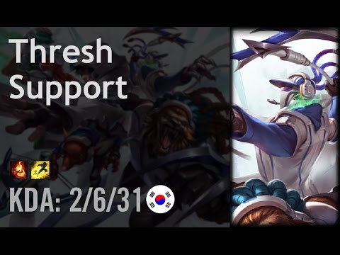 Thresh Support vs Alistar - Totoro - KR Challenger Path 6.2