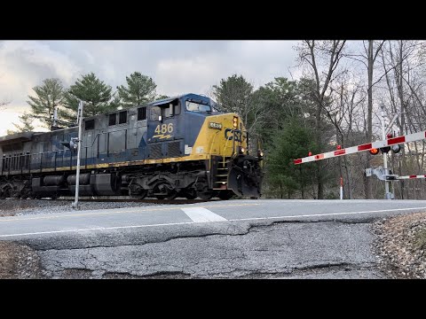 CSX train M426, passing through Chelmsford MA