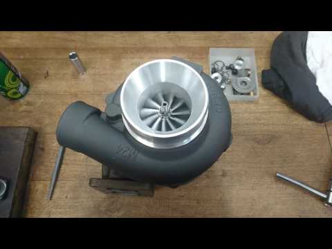 BorgWarner S300 Bush bearing turbocharger upgraded to Ball bearing and Billet comp wheel