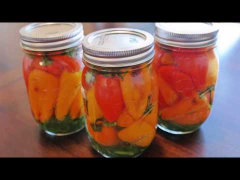 Marinated Mini Bell Peppers Recipe - Рецепт маринованного мини-перца