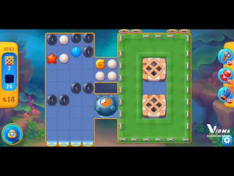 Fishdom. 9243 level no boosters and diamonds. 19 moves