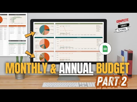 Create Your Own Monthly & Annual Budget Template - Part 2 of 2: Annual Summary Tab Setup