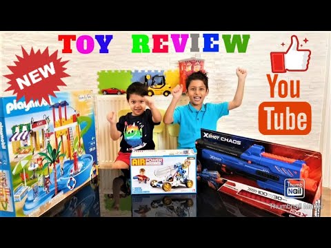 Playmobil | Unboxing and Playing with Playmobil Water Park with Slides | Review