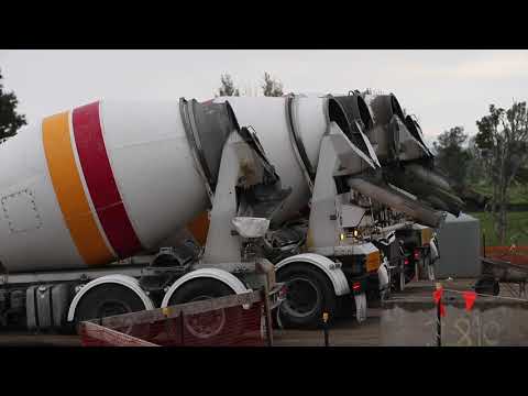 Hamilton section: Powells Road overbridge concrete pour – October 2020