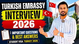 Turkish Embassy Interview 2026 | Embassy Mein Kya Poochty Hain? | Stud