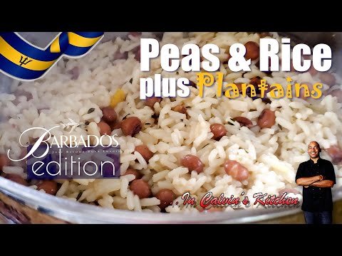 How To Make Peas and Rice with Plantains