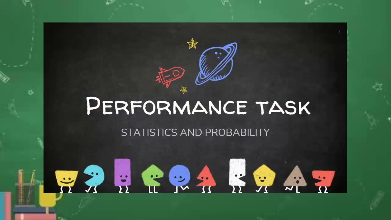 HOLISTIC ASSESSMENT? THIS IS HOW WE DO IT IN STATISTICS AND PROBABILITY CLASS