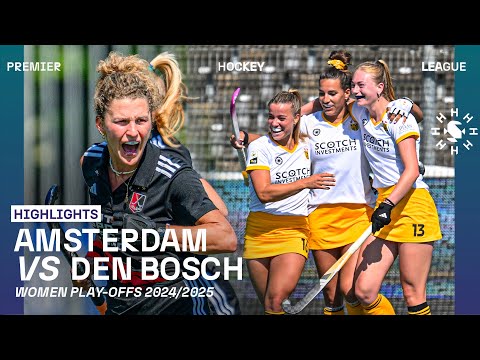 HALVE FINALE is meteen SPANNEND! 🥵 AMS - DBO 🏑 Tulp Hoofdklasse Dames ‘24/’25 | Samenvatting