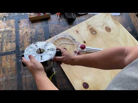 Product Review: Circle Cutting Jig - Milescraft Circle Guide Kit for the Router