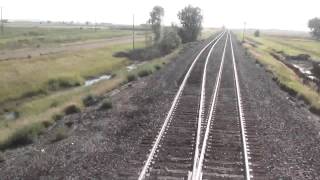 preview picture of video 'Amtrak Ride 2012: Amtrak 8 North Dakota RF Window'