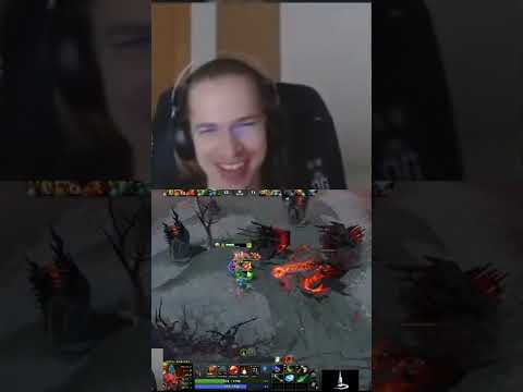 Ana body block Topson from chasing enemy #dota2 #shorts #topson #ana