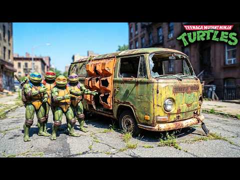 4K Full Restoration of the Party Wagon (Ninja Turtles Van) Used in the Movie