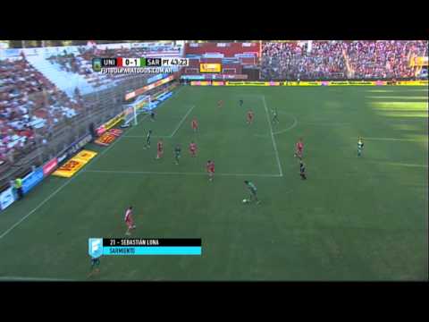 Gol de Luna. Unión 0 - Sarmiento 1. Fecha 9. Primera División 2015. FPT.