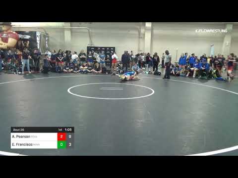 117 Lbs Rr Rnd 5 Aja Pearson Texas C Vs Emma Francisco Minnesota Dual