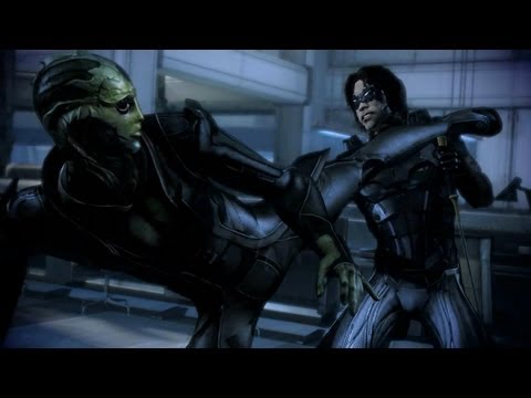 Mass Effect 3 walkthrough part 47 - Thane Krios vs Kai Leng fight