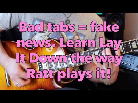 The REAL way to play Lay It Down by Ratt! Weekend Wankshop 192