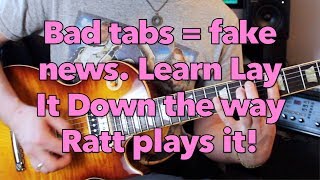 The REAL way to play Lay It Down by Ratt! Weekend Wankshop 192