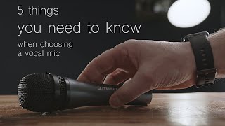 Video thumbnail for 5 things you need to know when choosing a vocal mic by Plugged-in AV
