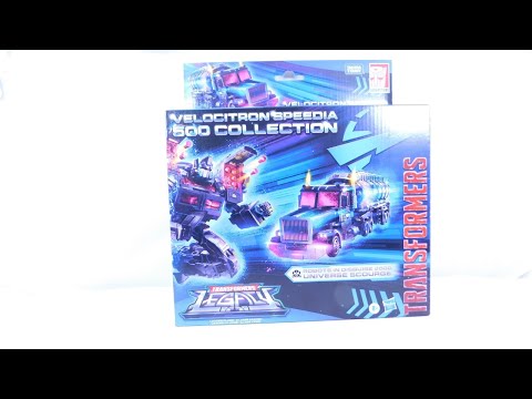 Transformers Legacy Velocitron Speedia 500 Scourge Unboxing