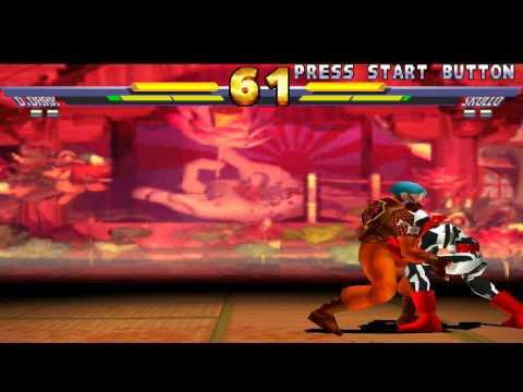 PS1 - Street Fighter EX 2 - D. Dark vs Skull-o-mania