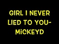 THE KNACK-GIRL I NEVER LIED TO YOU(COVER)